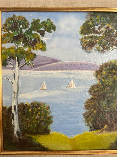 Sailboat Landscape | Original Art