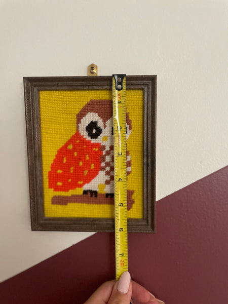 Cross-Stitch Owl Art