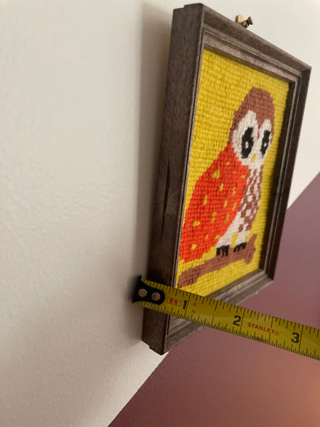 Cross-Stitch Owl Art