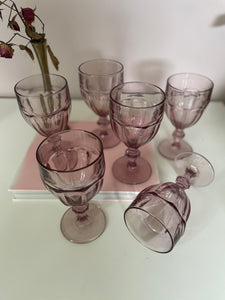 Lavendar Glasses | Set of 6