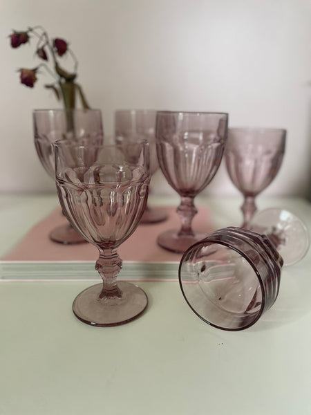 Lavendar Glasses | Set of 6