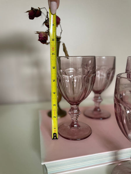 Lavendar Glasses | Set of 6