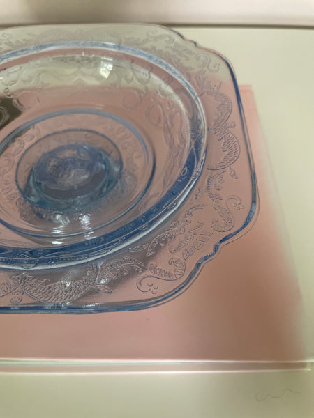 Blue Trivet Dish