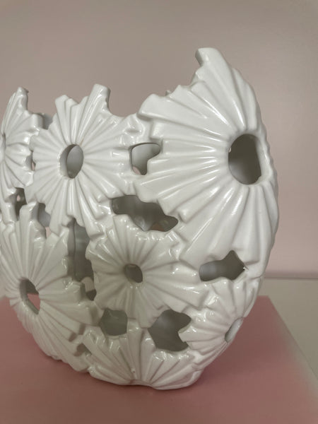 Floral Cut Out Vase