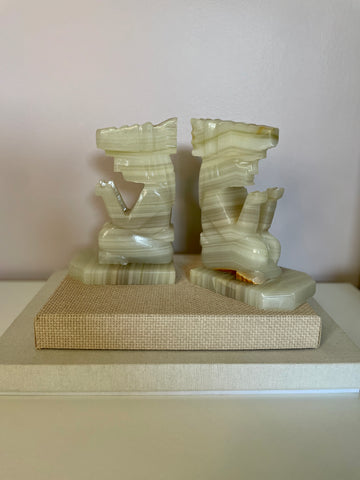 Stone Bookends