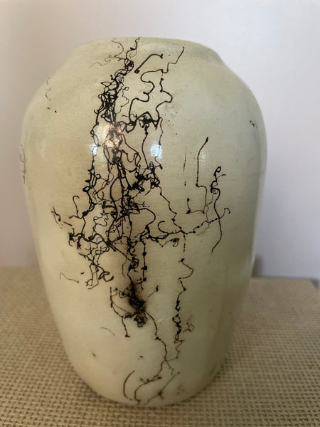 Raku Vase