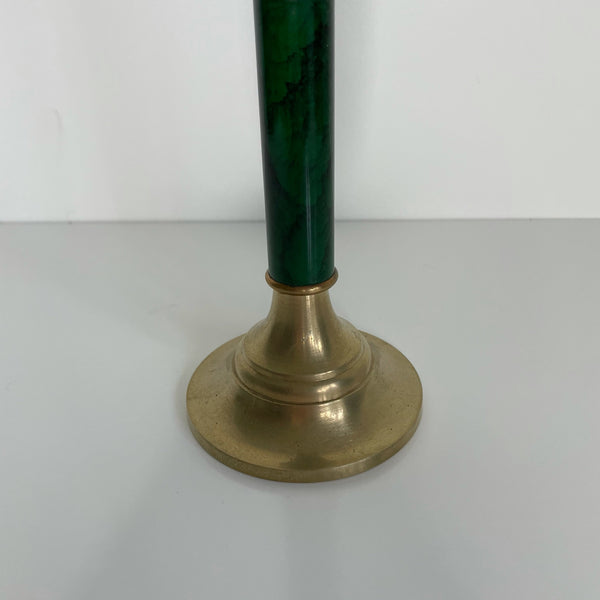 Green and Gold Candleholders Set