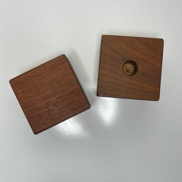 Wooden Candleholder Set