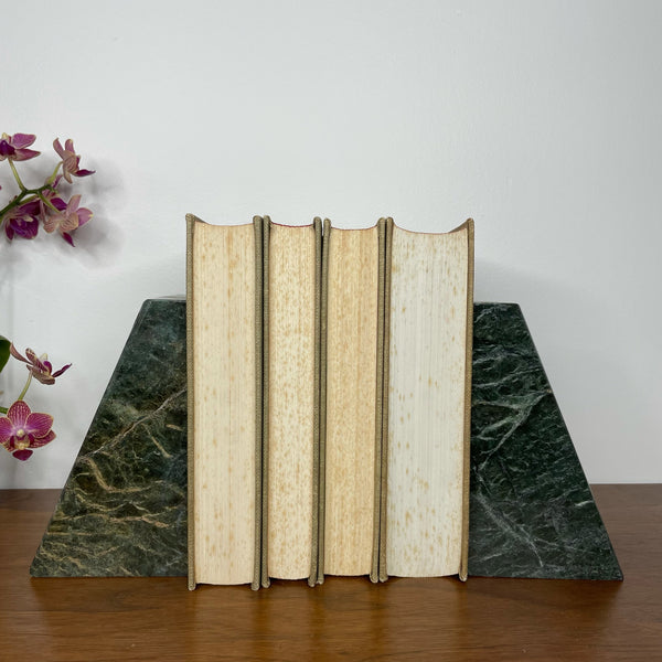 Green Marble Bookends