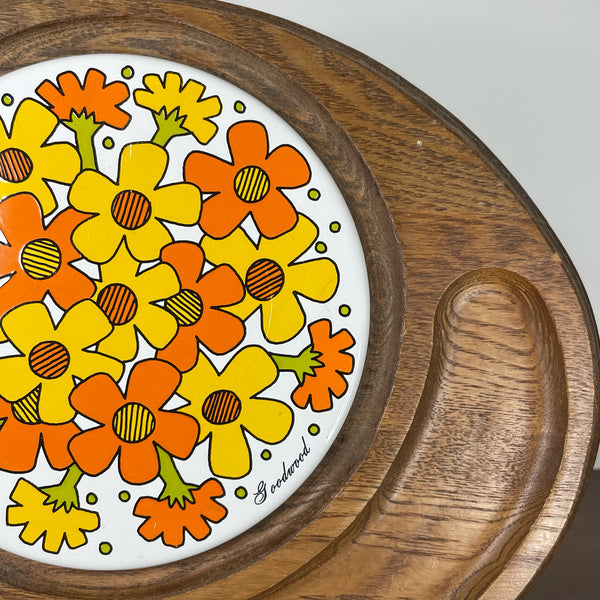 Floral Cheese Board