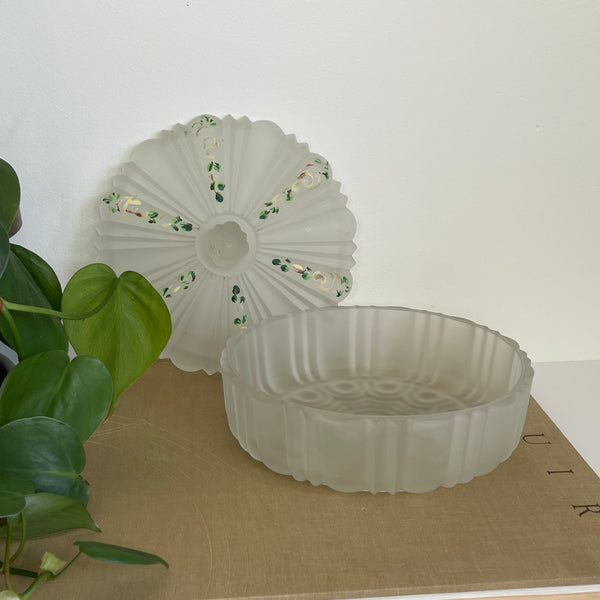 Candy Dish | Frosted Glass