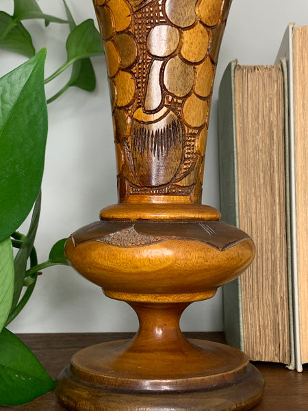 Wooden Vase