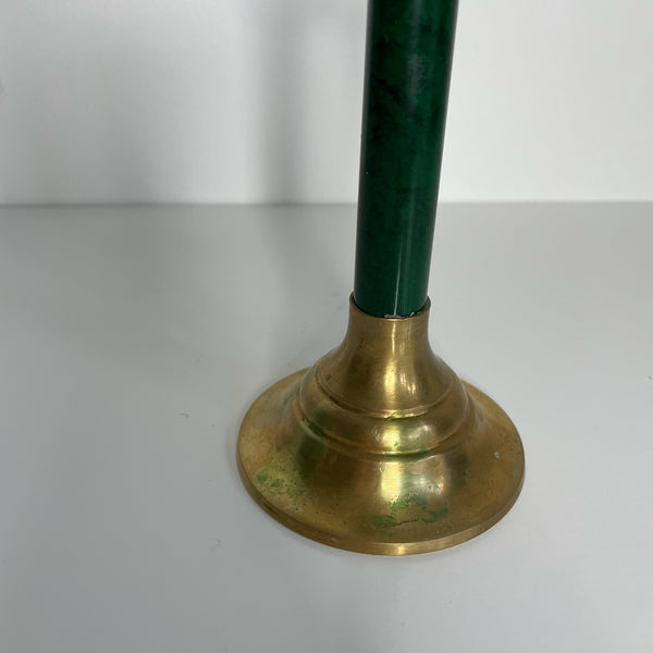 Green and Gold Candleholders Set