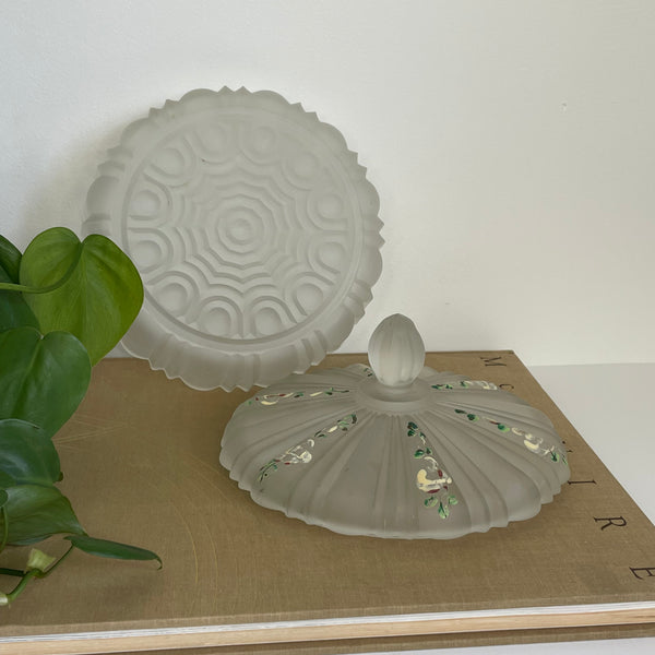 Candy Dish | Frosted Glass