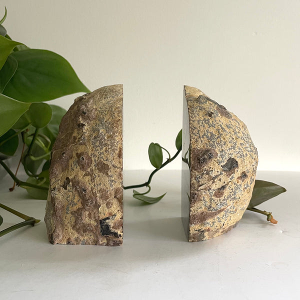 Geode Stone Bookends