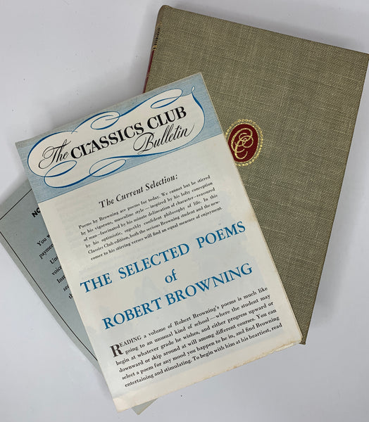 Robert Browning | Selected Poems - Classics Club Collection