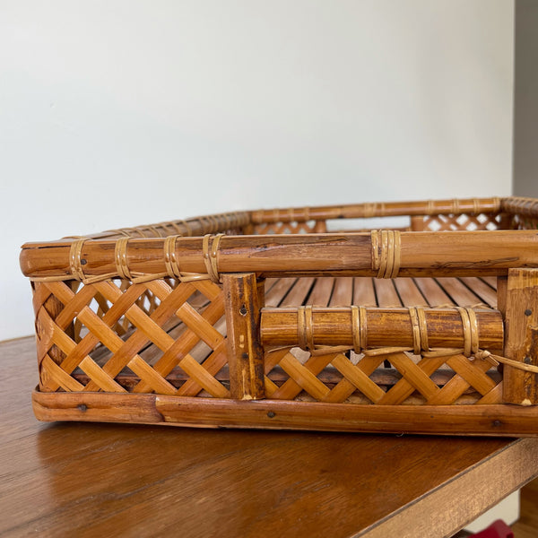 Woven Rattan Tray