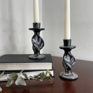 Stone Candleholders | Pair