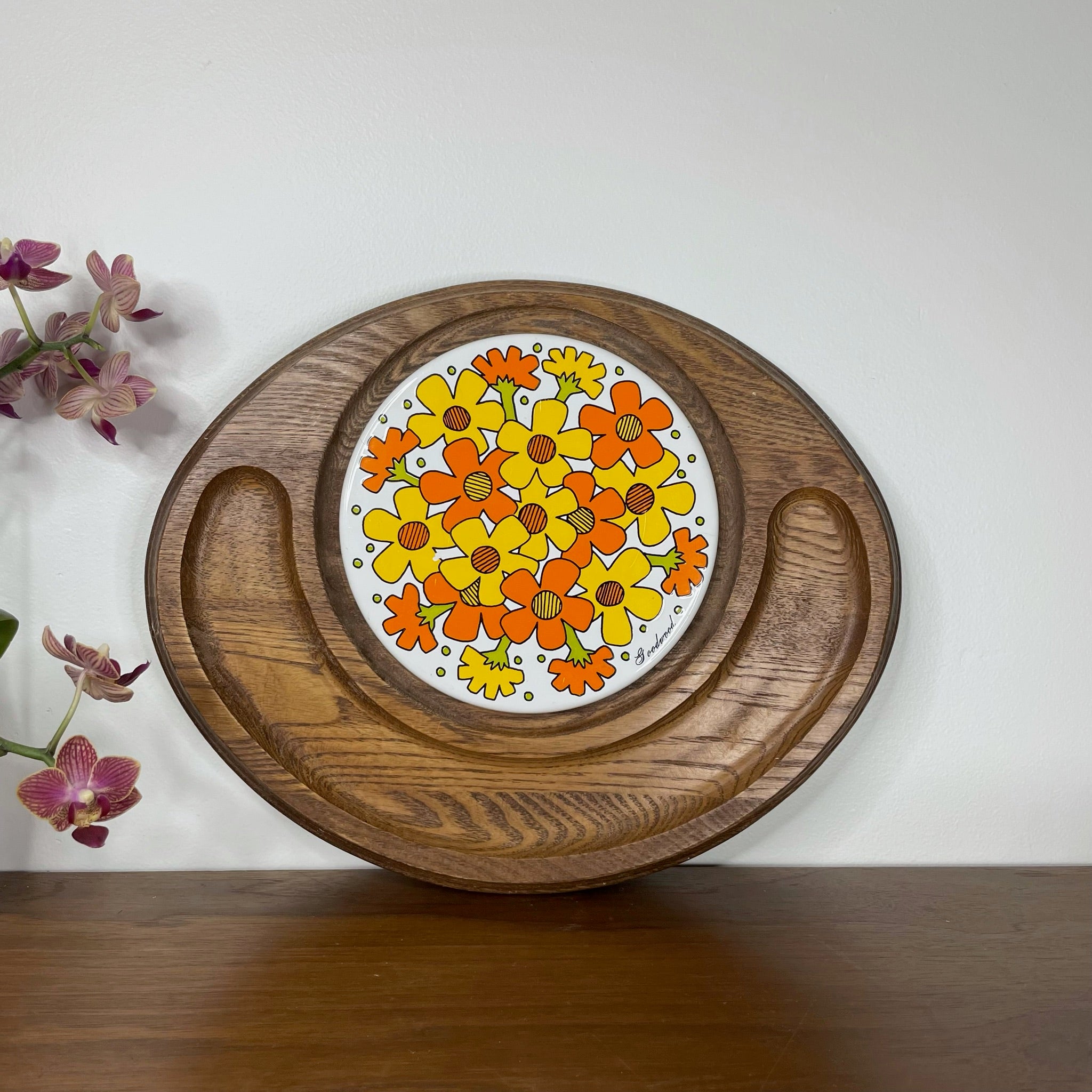 Floral Cheese Board