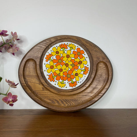 Floral Cheese Board