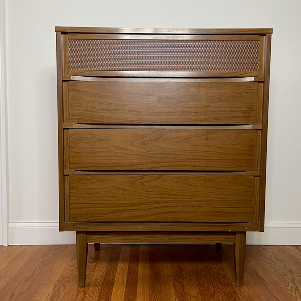 Mid Century Modern Highboy Dresser by Kroehler