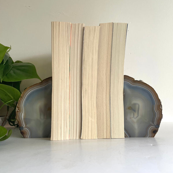 Geode Stone Bookends