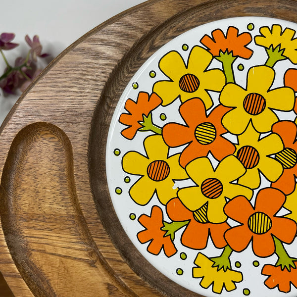 Floral Cheese Board