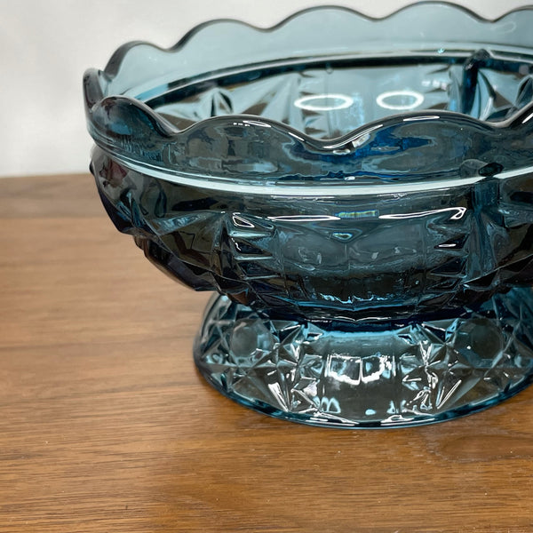 Blue Votive Holder | Depression Glass