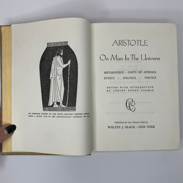 Aristotle | On Man in the Universe - Classics Club Collection