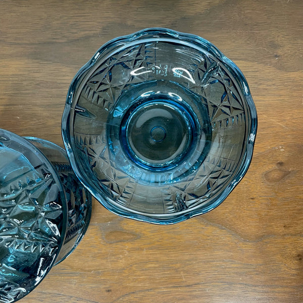 Blue Votive Holder | Depression Glass