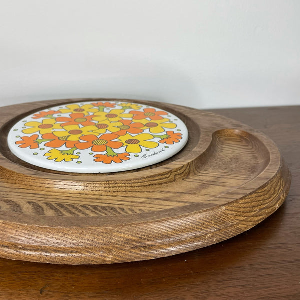 Floral Cheese Board