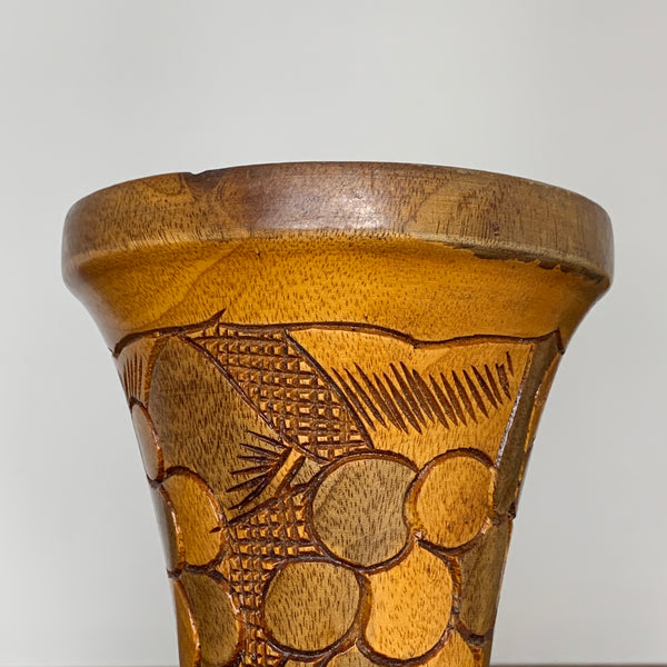 Wooden Vase