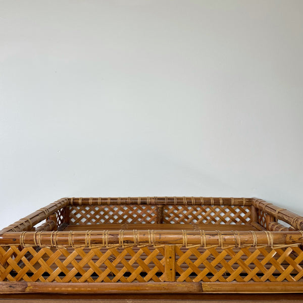 Woven Rattan Tray