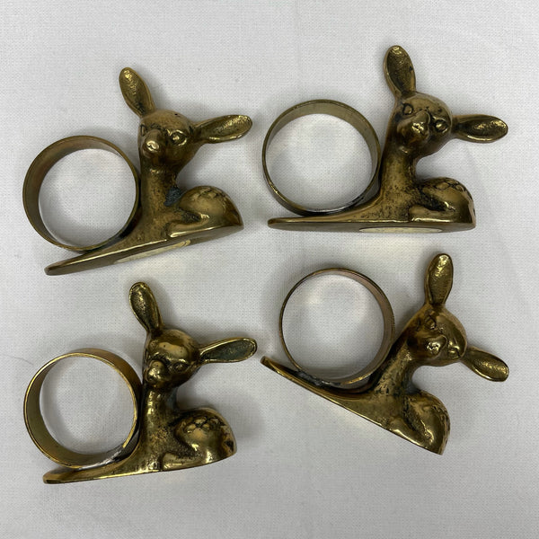 Napkin Rings - Set of 4 Deer