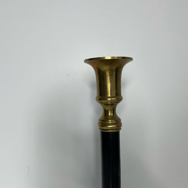 Black and Brass Candleholder