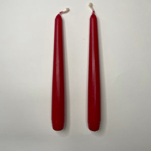 Red Candlestick Pair | 5”