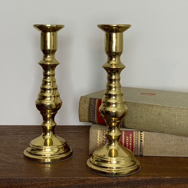 Brass Candleholders - Large