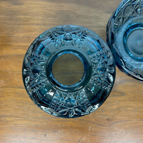 Blue Votive Holder | Depression Glass