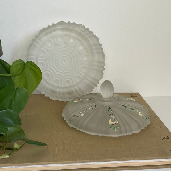 Candy Dish | Frosted Glass