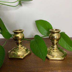 Brass Candleholders - Small