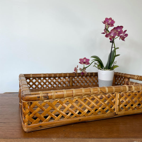 Woven Rattan Tray