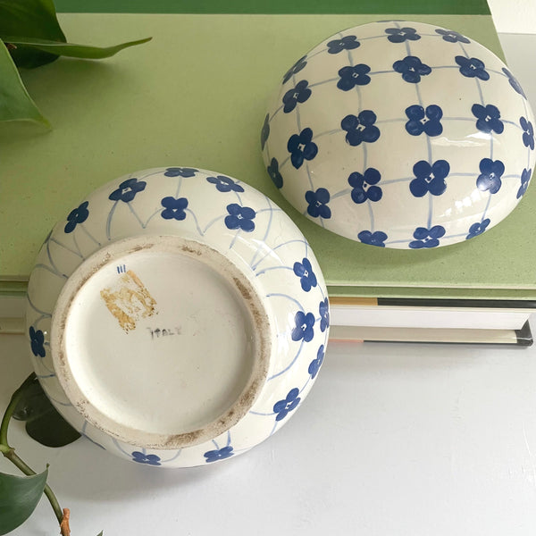 Blue Flower Dish