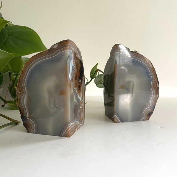 Geode Stone Bookends