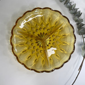 Yellow Glass Dish