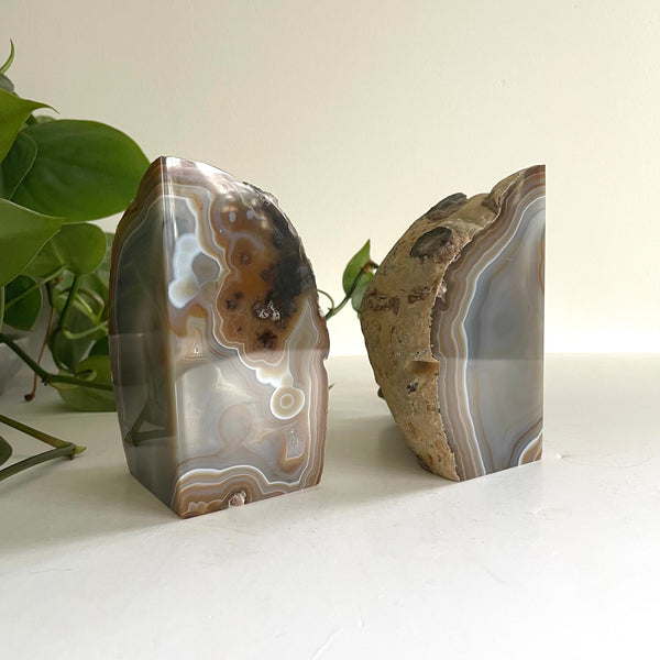 Geode Stone Bookends