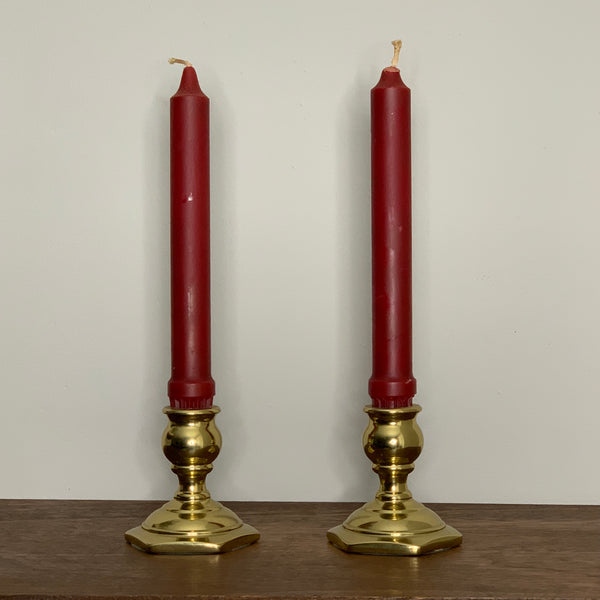 Brass Candleholders - Small