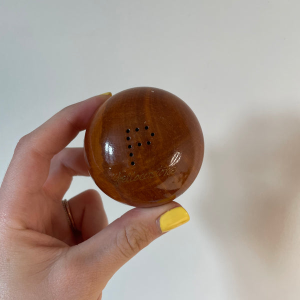 Wooden Salt and Pepper Shakers